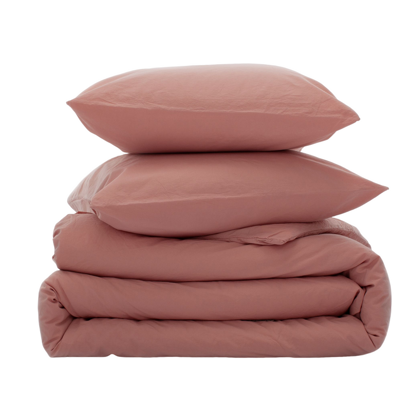 Duvet Cover Set - Relaxed Organic Cotton Percale