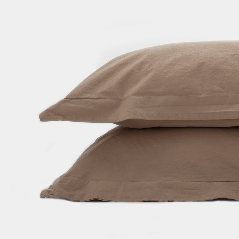 Organic Cotton Relaxed Percale Oxford Pillow Case