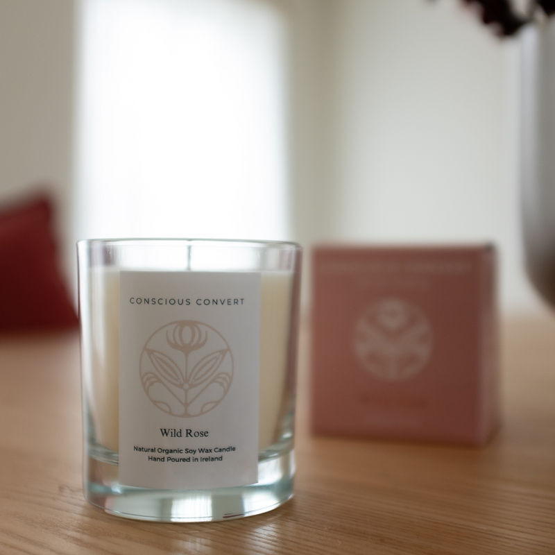 Wild Rose Natural Organic Soy Candle