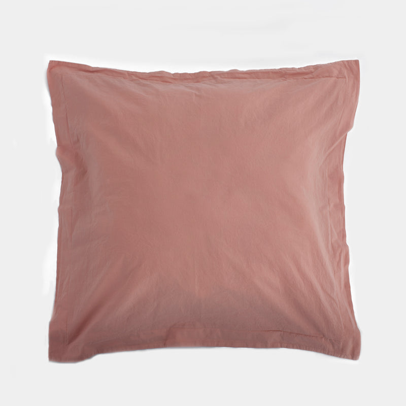 Organic Cotton Relaxed Percale Euro Square Pillow Case