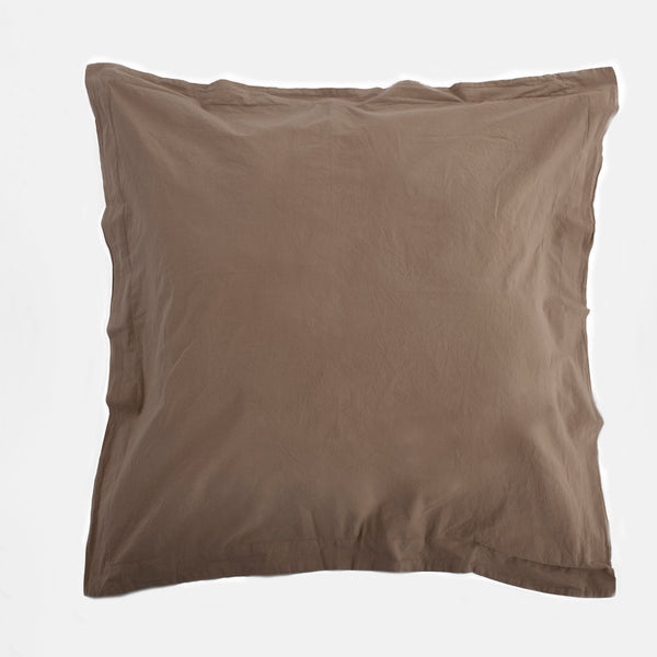Organic Cotton Relaxed Percale Euro Square Pillow Case