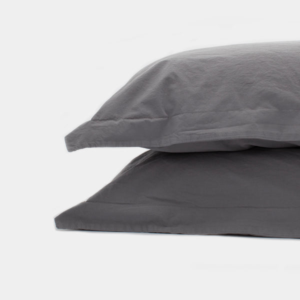 Organic Cotton Relaxed Percale Oxford Pillow Case