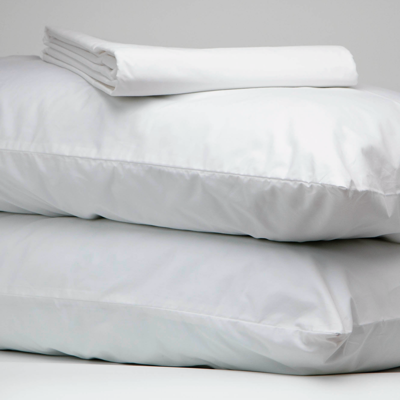 Luxury Percale Organic Cotton Sheet Pillow Set