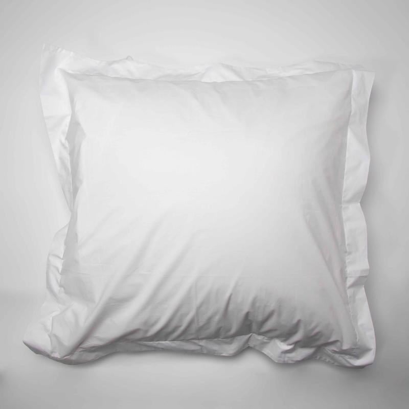 Luxury Percale Organic Cotton Euro Square Pillowcase Set